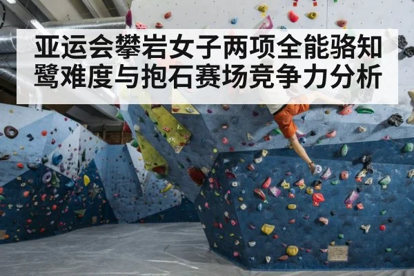 indoor rock climbing athlete